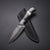HandForged Damascus Steel Fixed Blade with Buffalo Horn Handle - Damascus Knives