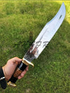 Crocodile Dundee Fixed Blade Bowie Knife - Damascus Knives