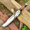 Crocodile Dundee Fixed Blade Bowie Knife - Damascus Knives