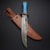 Damascus Steel Rambo Bowie Knife - Damascus Knives