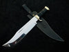 Hunting Crocodile Dundee Survival Bowie Knife - Damascus Knives
