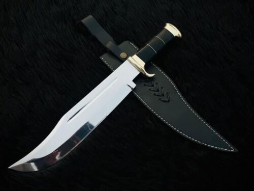Hunting Crocodile Dundee Survival Bowie Knife - Damascus Knives